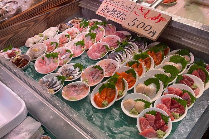 Tokyo:Enjoy street food & Japanese food culture at Tsukiji Market - Stop 1: Tsukiji Honganji Temple and the sea-food culture angle