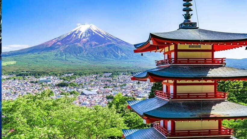 Tokyo:Fuji-Kawagu Cable Car (Ticket Inc.) Shinkurayama&Panos - Oshino Hakkai: eight ponds, clear spring water, and easy walking