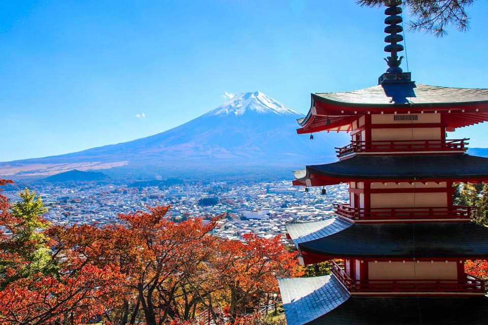 Tokyo:Mt.Fuji,Kawaguchiko Oishi Park,Arakurayama Sengen Park - Saiko Iyashi-no-Sato Nenba: Thatched Houses, Fuji Photos, and Crafts