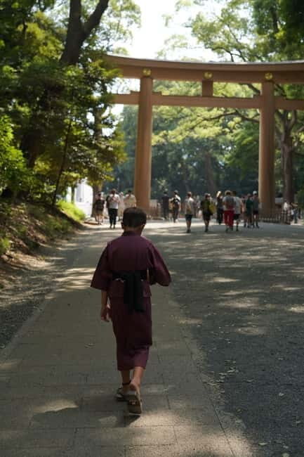 :Tokyo,Shibuya /Meiji Shrine tour in KIMONO/English-friendly - At Meiji Shrine: six stops that guide your photos and your questions