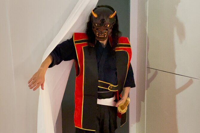 Train in Samurai Swordsmanship and Defeat the Demon in Tokyo - Dress-up time, matcha, and the photo-and-scroll finish