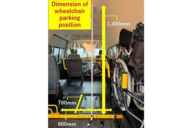 Wheelchair Accessible Taxi from HND to Yokohama Port - Included Comforts: WiFi, AC Power, and a Cabin That Doesn’t Feel Miserable