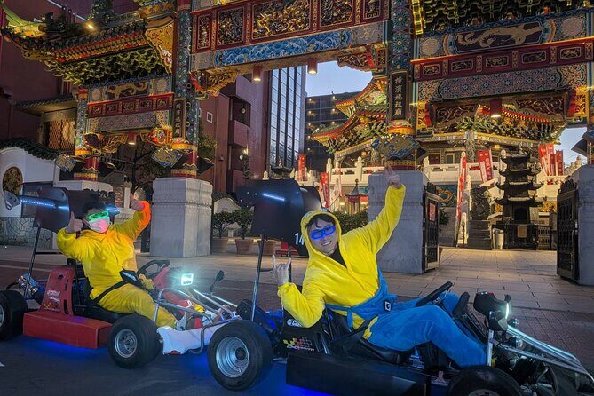 Yokohama Costume Go-Kart: Chinatown & Red Brick Cruise - Costume-and-photo service that actually helps you enjoy the moment