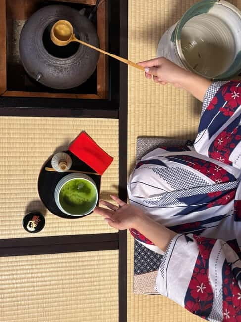 Yokohama : Tea Ceremony with Sweets and Souvenir - Conversation time with Sarina and Ryota