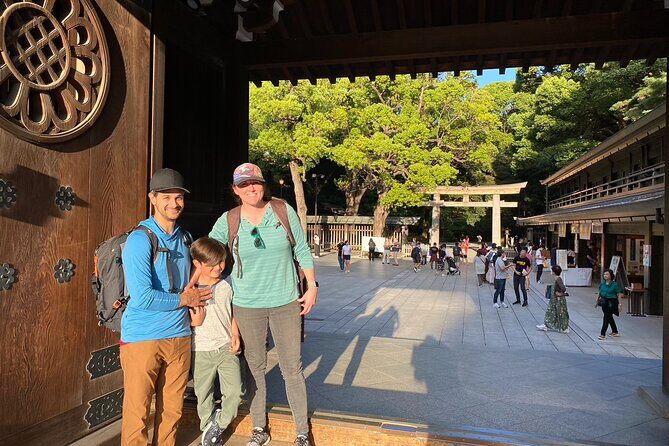Yummy Harajuku Colorful Family Food Tour Kids Free by Expert - Stop 3: Meiji Jingu Shrine cools the whole day down